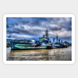 HMS Belfast Sticker